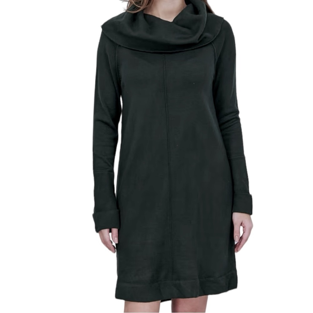 Vince Camuto Cowl Neck Black Sweater Dress